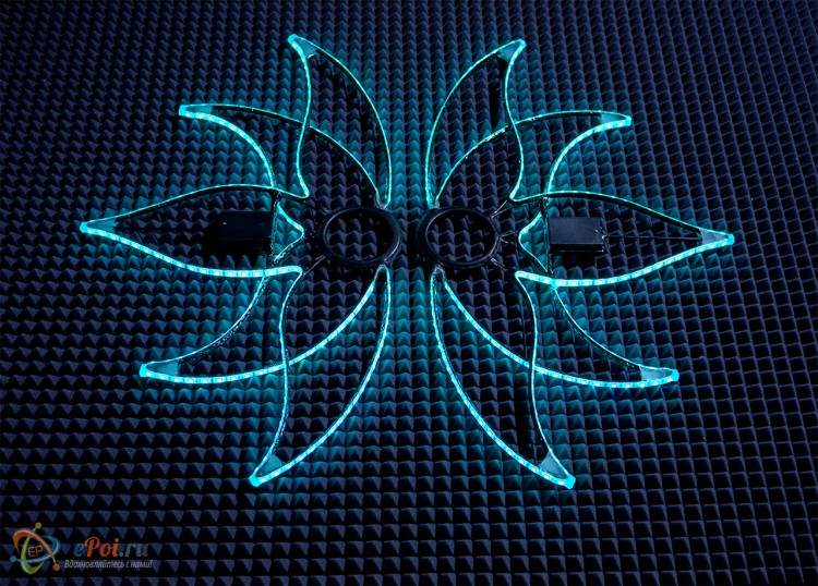 Контурные светодиодные веера - ePoi Lotus 5 (v.3)