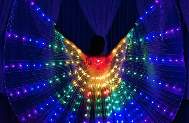 Светодиодные крылья / Rainbow Wings