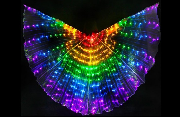 Светодиодные крылья / Rainbow Wings