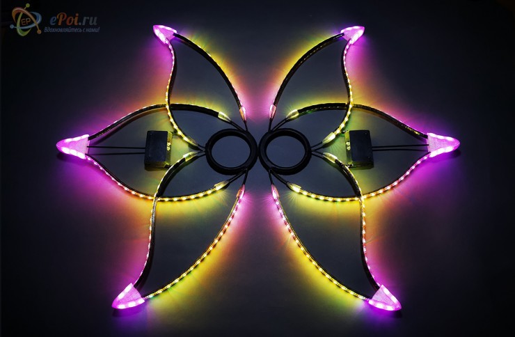 Световые веера с пиксельными эффектами - Lotus Fans FX3