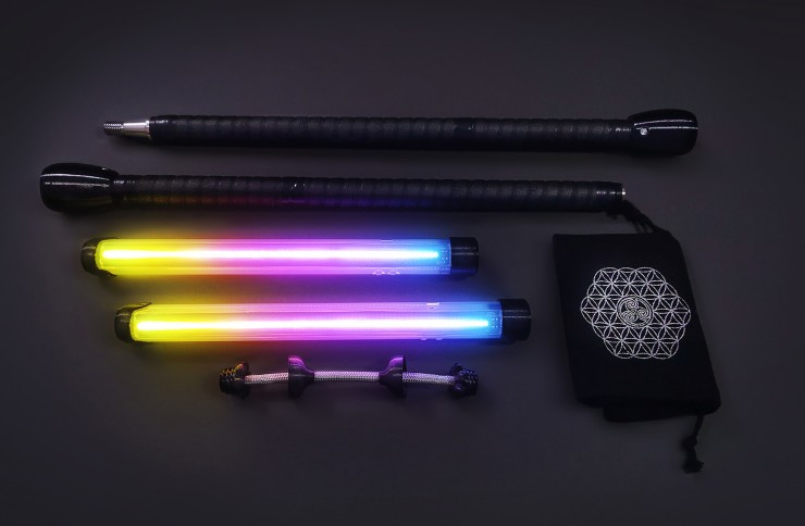 Пиксельные нунчаку / Nunchaku 80HD / 28см 